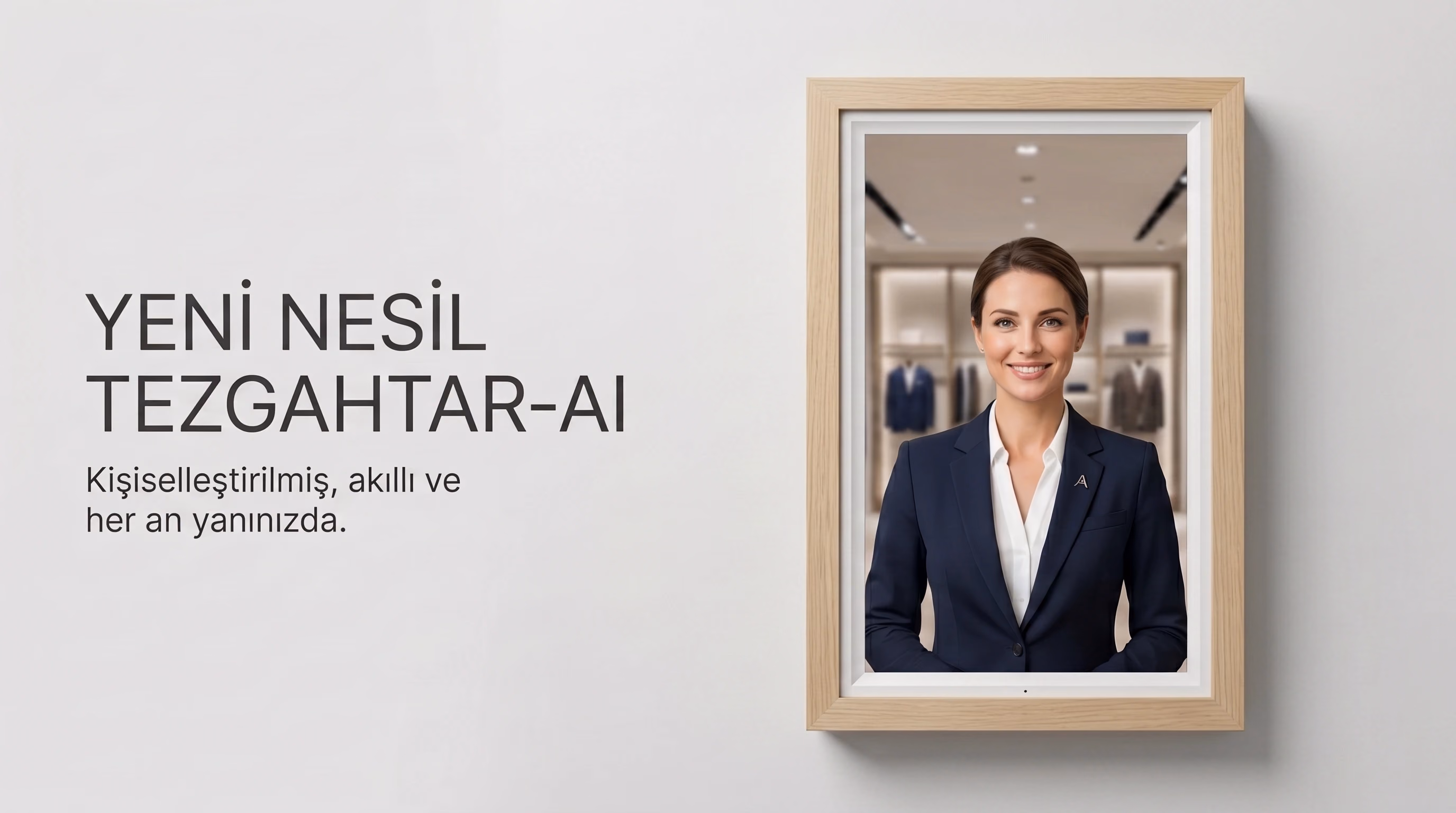 Otel ekranında BuNet AI karşılama