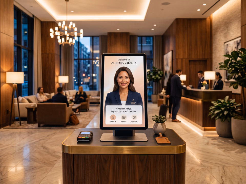 Otel resepsiyonu ve misafir bilgilendirme senaryosu